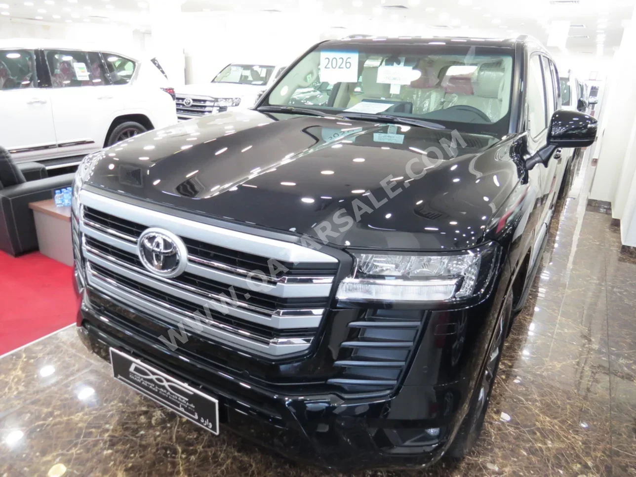 تويوتا  لاند كروزر  جي اكس ار  2026  اوتوماتيك  0 كم  6 سلندر  دفع رباعي  اس يو في  أسود