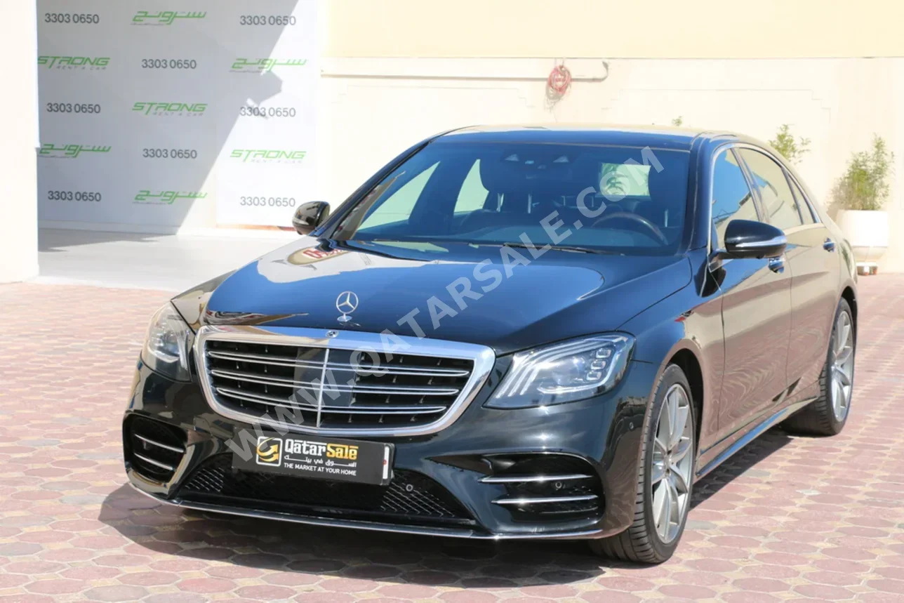 Mercedes-Benz  S-Class  450  2019  Automatic  186,000 Km  6 Cylinder  Rear Wheel Drive (RWD)  Sedan  Black