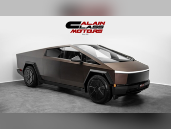 تسلا  سايبر تراك  بيست  2024  اوتوماتيك  21,108 كم  0 سلندر  دفع كلي مستمر  بيكب  بني