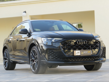 Audi  RSQ8  Performance  2025  Automatic  3,000 Km  8 Cylinder  All Wheel Drive (AWD)  SUV  Black  With Warranty