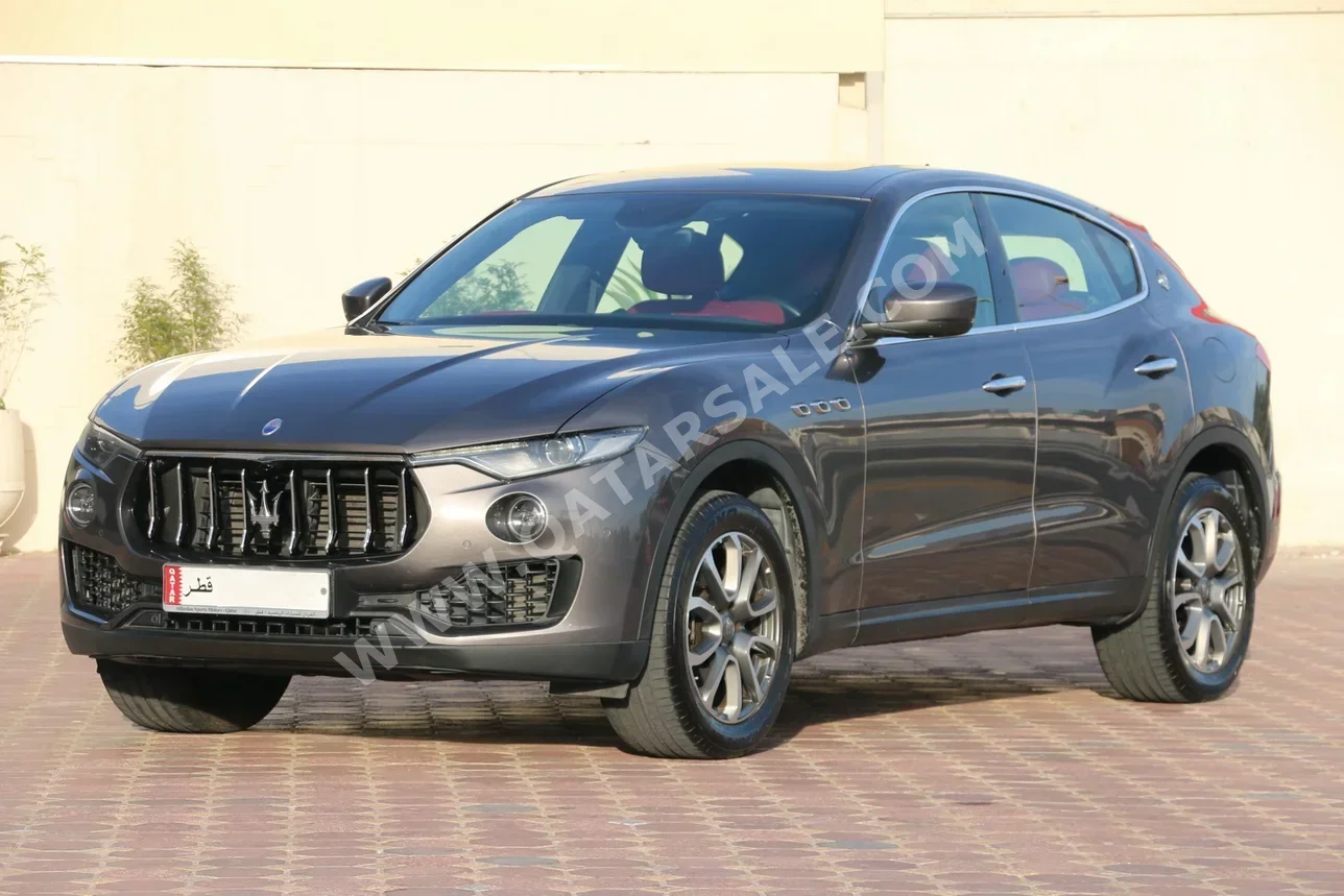 Maserati Levante Q4 2017 Automatic 87,000 Km 6 Cylinder Four Wheel Drive (4WD) SUV Gray