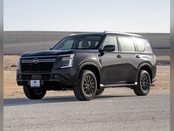 نيسان  باترول  6 سلندر  إس يو في 4 في 4  أسود  2026