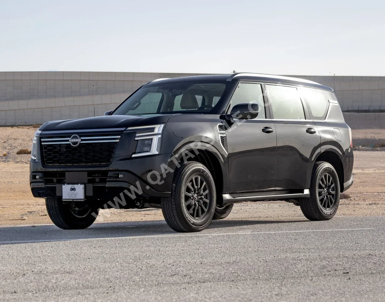 نيسان  باترول  6 سلندر  إس يو في 4 في 4  أسود  2026