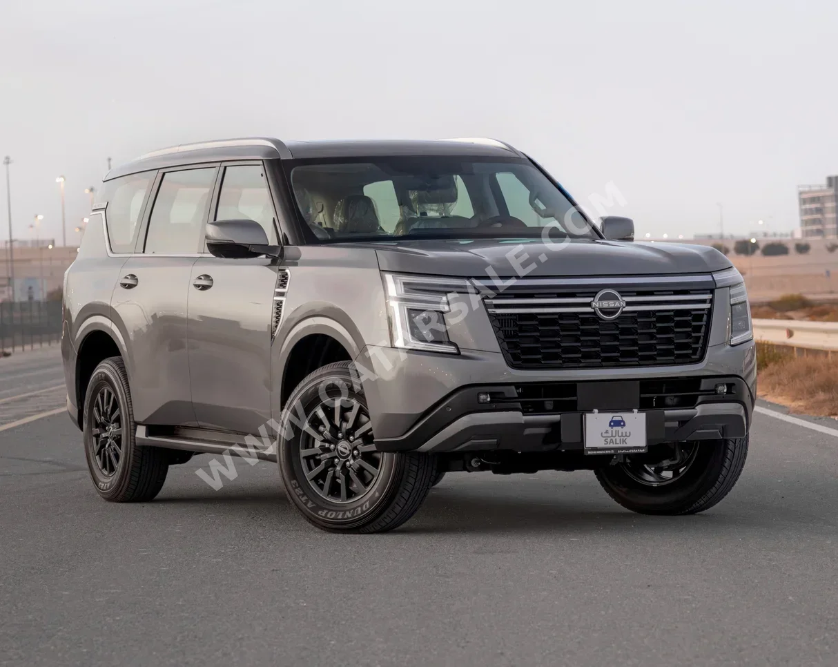 نيسان باترول 6 سلندر إس يو في 4 في 4 رمادي 2026