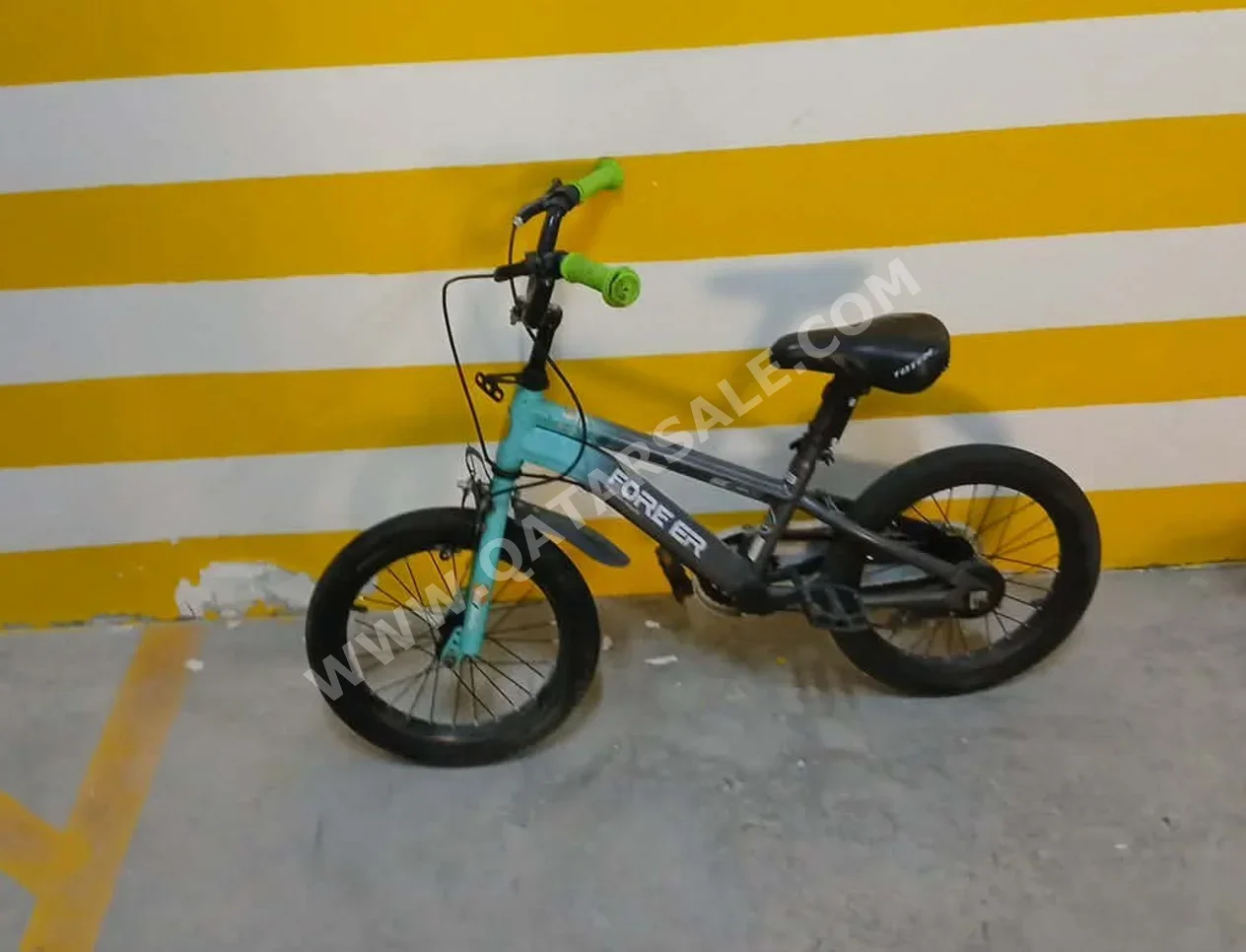 Kids Bicycle  - For All  - X-Large (21-22 inch)  - Green