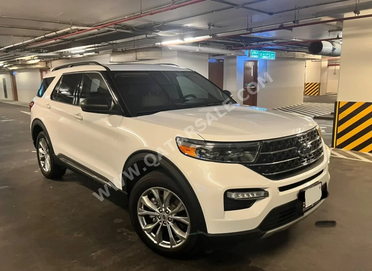 فورد  اكسبلورر  اكس ال تي  2023  اوتوماتيك  23,000 كم  6 سلندر  دفع رباعي  اس يو في  أبيض لؤلؤي  تحت الضمان