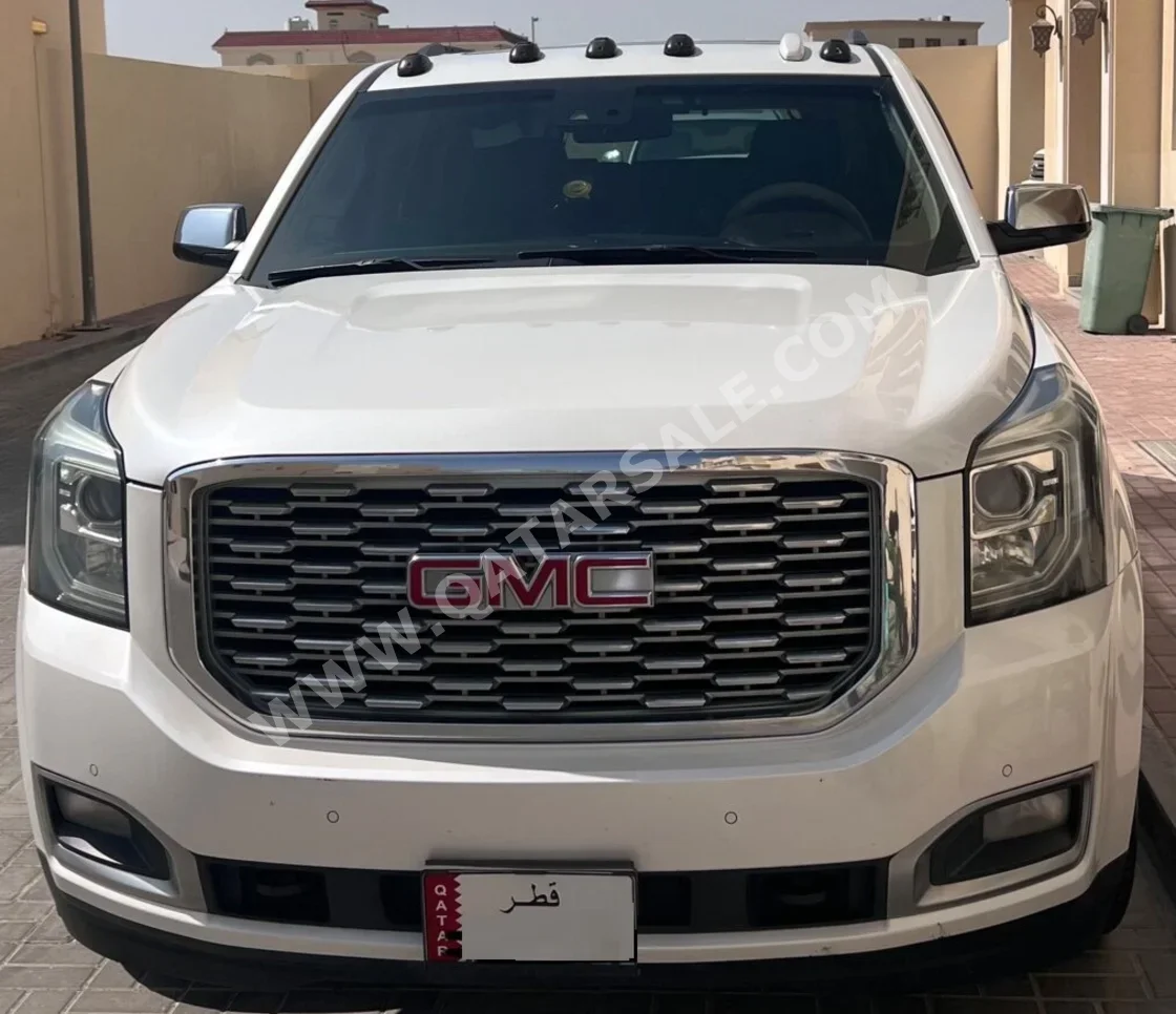 جي ام سي  يوكون  اكس ال اس ال تي  2016  اوتوماتيك  150,600 كم  8 سلندر  دفع رباعي  اس يو في  أبيض لؤلؤي مطفي