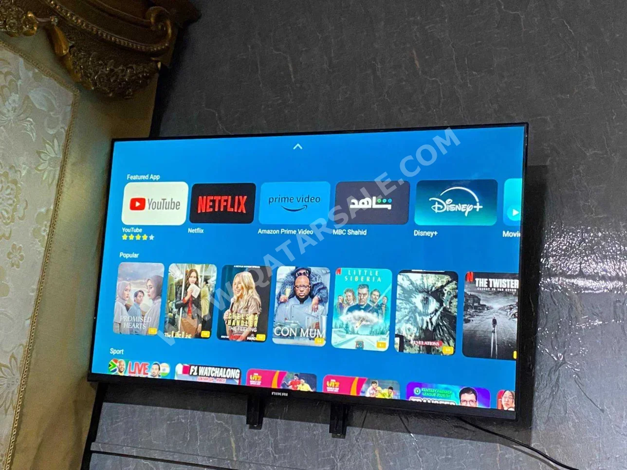 تلفاز نيكاي  - 43 بوصة  - فل اتش دي  - تلفاز ذكي