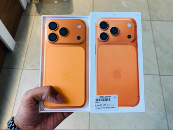 هواتف نقالة ابل - ايفون 17 - برو - برتقالي - 256 جيجابايت