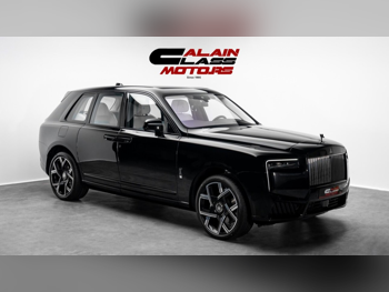 رولز - رويس  كولينان  بلاك بادج  2026  اوتوماتيك  30 كم  12 سلندر  دفع كلي مستمر  اس يو في  أسود