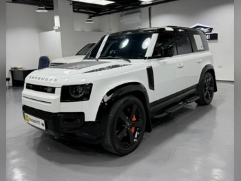 Land Rover  Defender  110 HSE  2023  Automatic  36,000 Km  6 Cylinder  Four Wheel Drive (4WD)  SUV  White  With Warranty