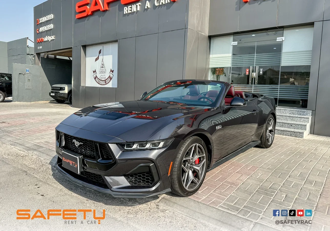 فورد  موستانغ جي تي  8 سلندر  كشف  أسود  2024