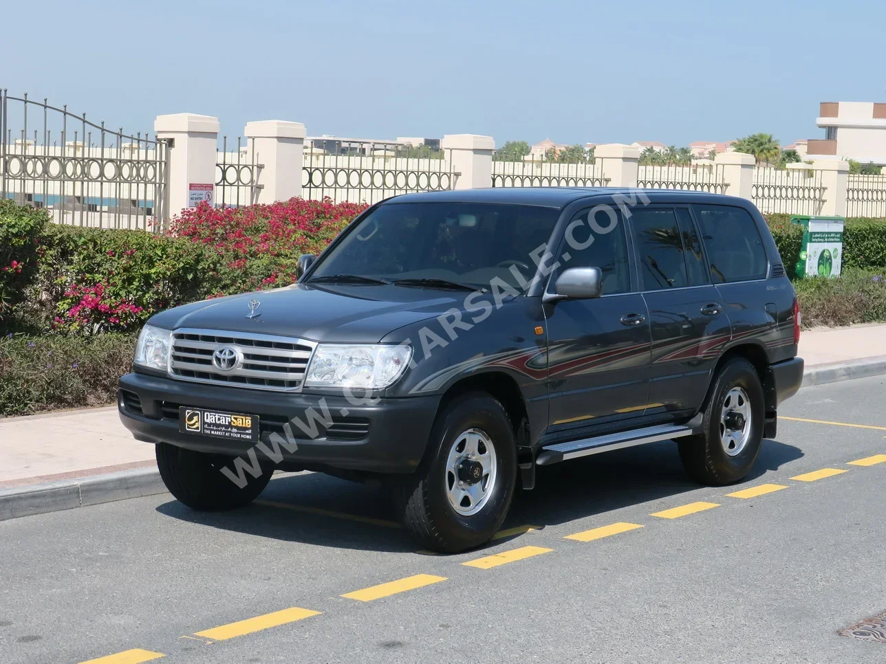 تويوتا  لاند كروزر  جي اكس  2006  عادي  340,448 كم  6 سلندر  دفع رباعي  اس يو في  رمادي