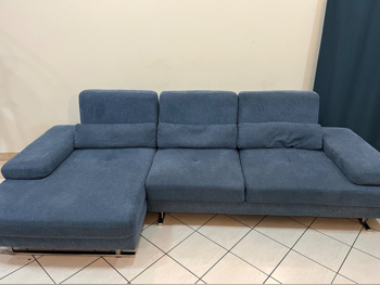 الأرائك والكنب والكراسي ايكيا  كنبة-سرير  - قماش  - أزرق  - سرير أريكة