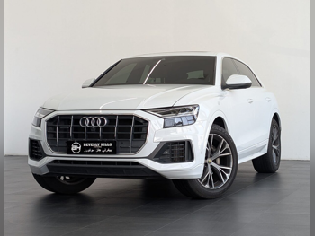 Audi  Q8  55 TFSI Quattro  2021  Automatic  71,200 Km  6 Cylinder  All Wheel Drive (AWD)  SUV  White  With Warranty