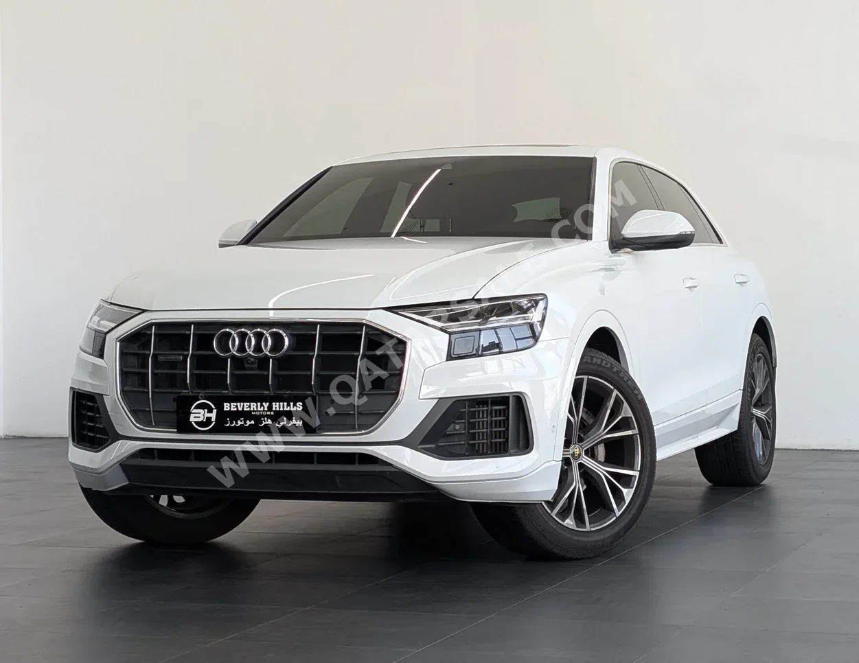 Audi Q8 55 TFSI Quattro 2021 Automatic 71,200 Km 6 Cylinder All Wheel Drive (AWD) SUV White With Warranty