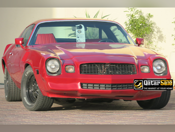 شفروليه  كمارو  اس اس  1975  اوتوماتيك  7,000 كم  8 سلندر  دفع خلفي  كوبيه \ سبورت  أحمر