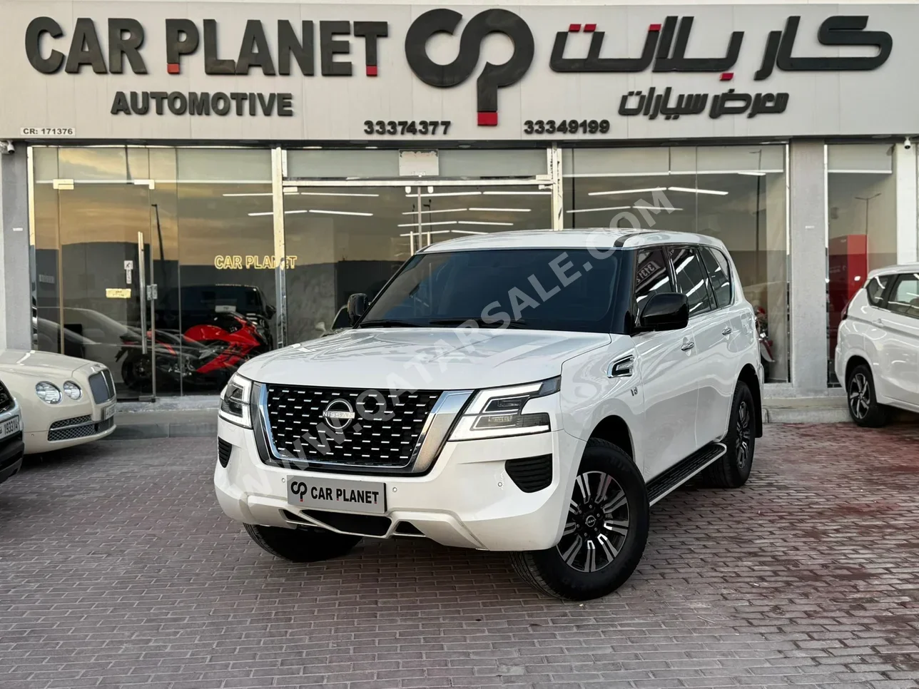 Nissan  Patrol  2023  Manual  65,000 Km  8 Cylinder  Four Wheel Drive (4WD)  SUV  White  With Warranty