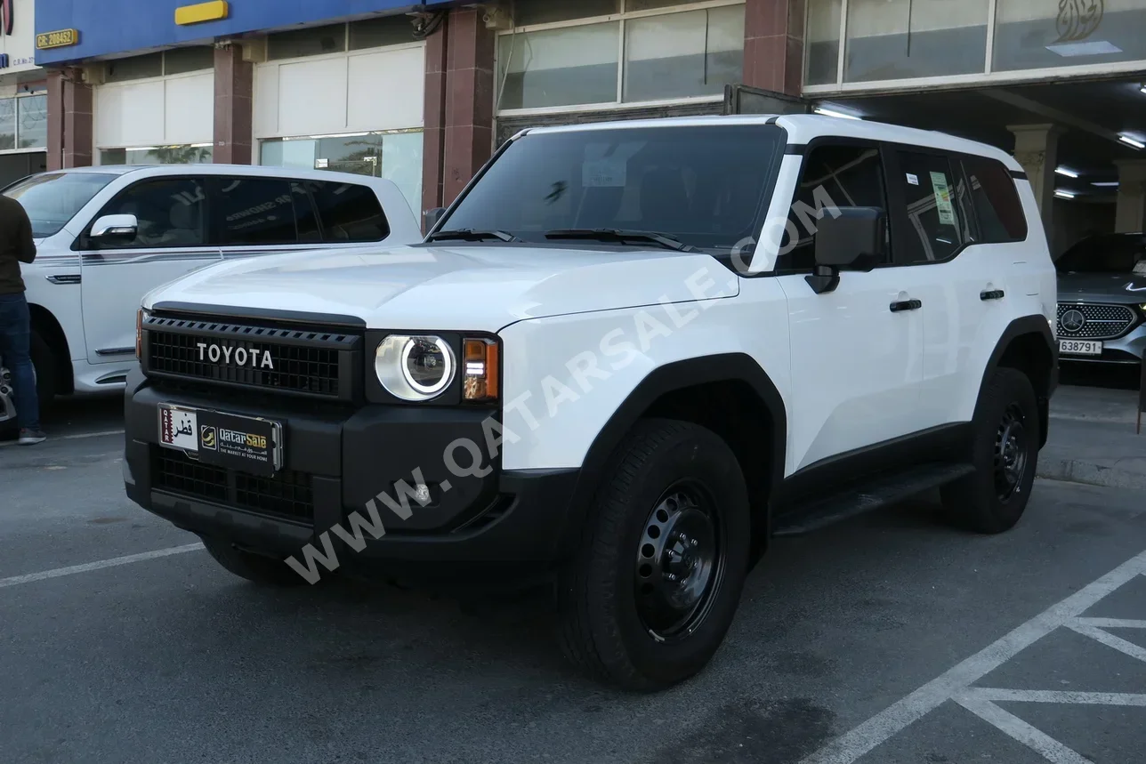 Toyota  Prado  2025  Automatic  28,000 Km  4 Cylinder  Four Wheel Drive (4WD)  SUV  White  With Warranty
