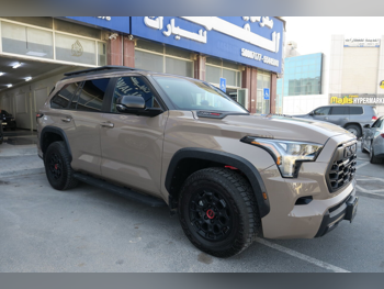 Toyota  Sequoia  TRD Pro  2025  Automatic  3,000 Km  8 Cylinder  Four Wheel Drive (4WD)  SUV  Brown  With Warranty