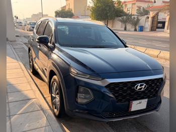 Hyundai  Santa Fe  2019  Automatic  92,000 Km  4 Cylinder  All Wheel Drive (AWD)  SUV  Blue