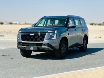 نيسان  باترول  ال اي  2025  اوتوماتيك  22,000 كم  6 سلندر  دفع رباعي  اس يو في  فضي  تحت الضمان