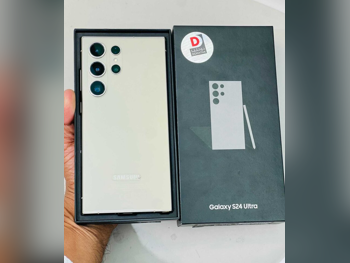 هواتف نقالة سامسونج - جالاكسي اس - 24 الترا - تيتانيوم طبيعي - 256 جيجابايت - تحت الضمان