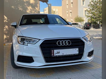 Audi  A3  2018  Automatic  110,000 Km  4 Cylinder  Front Wheel Drive (FWD)  Sedan  White