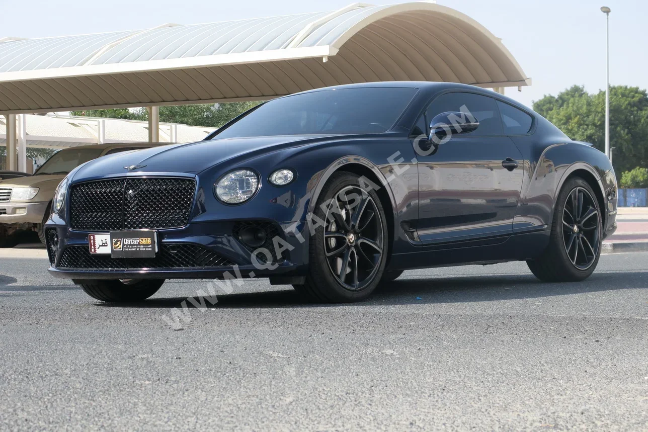 بنتلي كونتيننتل 2020 اوتوماتيك 61,000 كم 12 سلندر دفع كلي مستمر كوبيه \ سبورت أزرق غامق