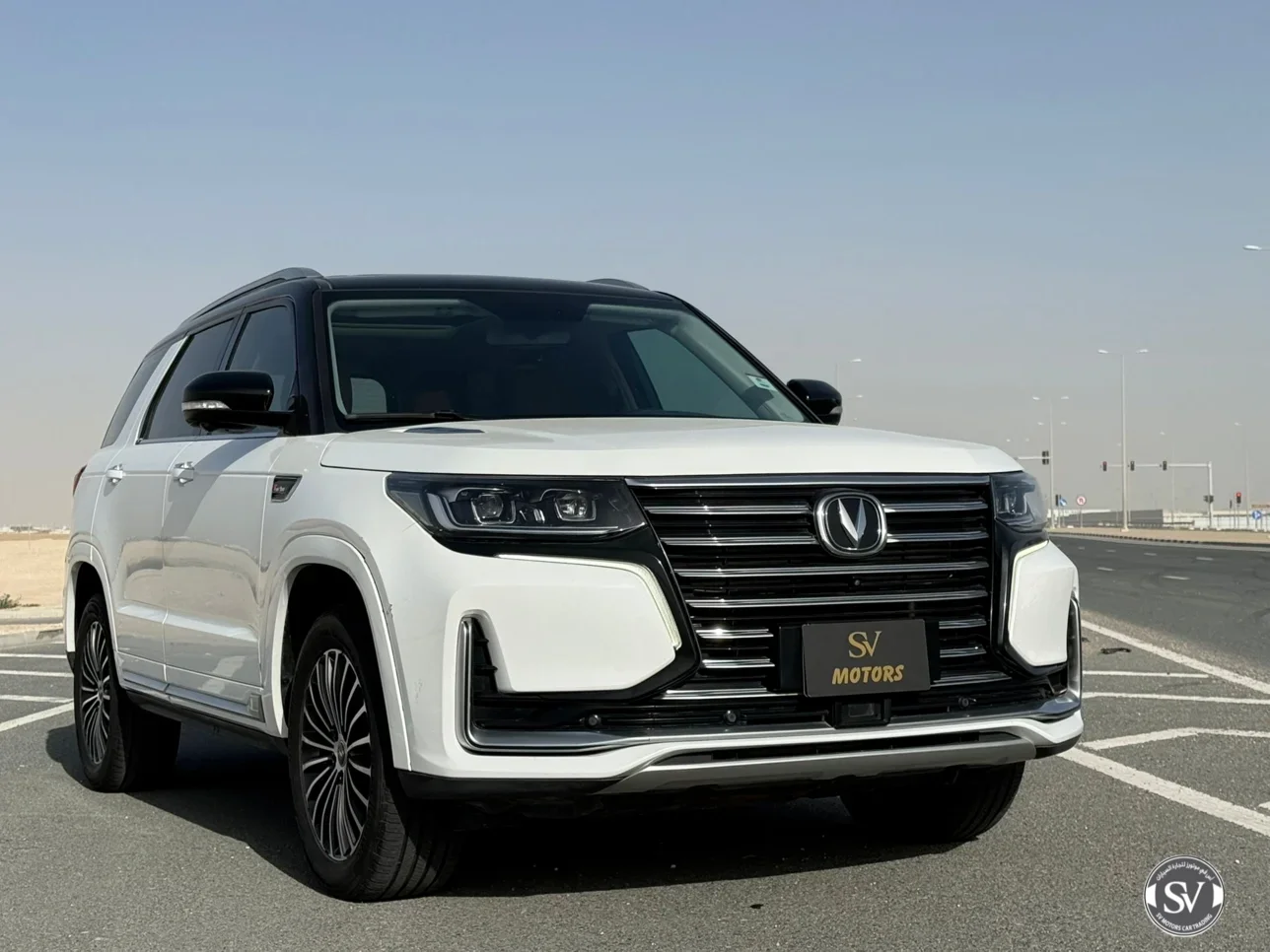 Changan CS 95 2023 Automatic 95,000 Km 4 Cylinder Four Wheel Drive (4WD) SUV White With Warranty