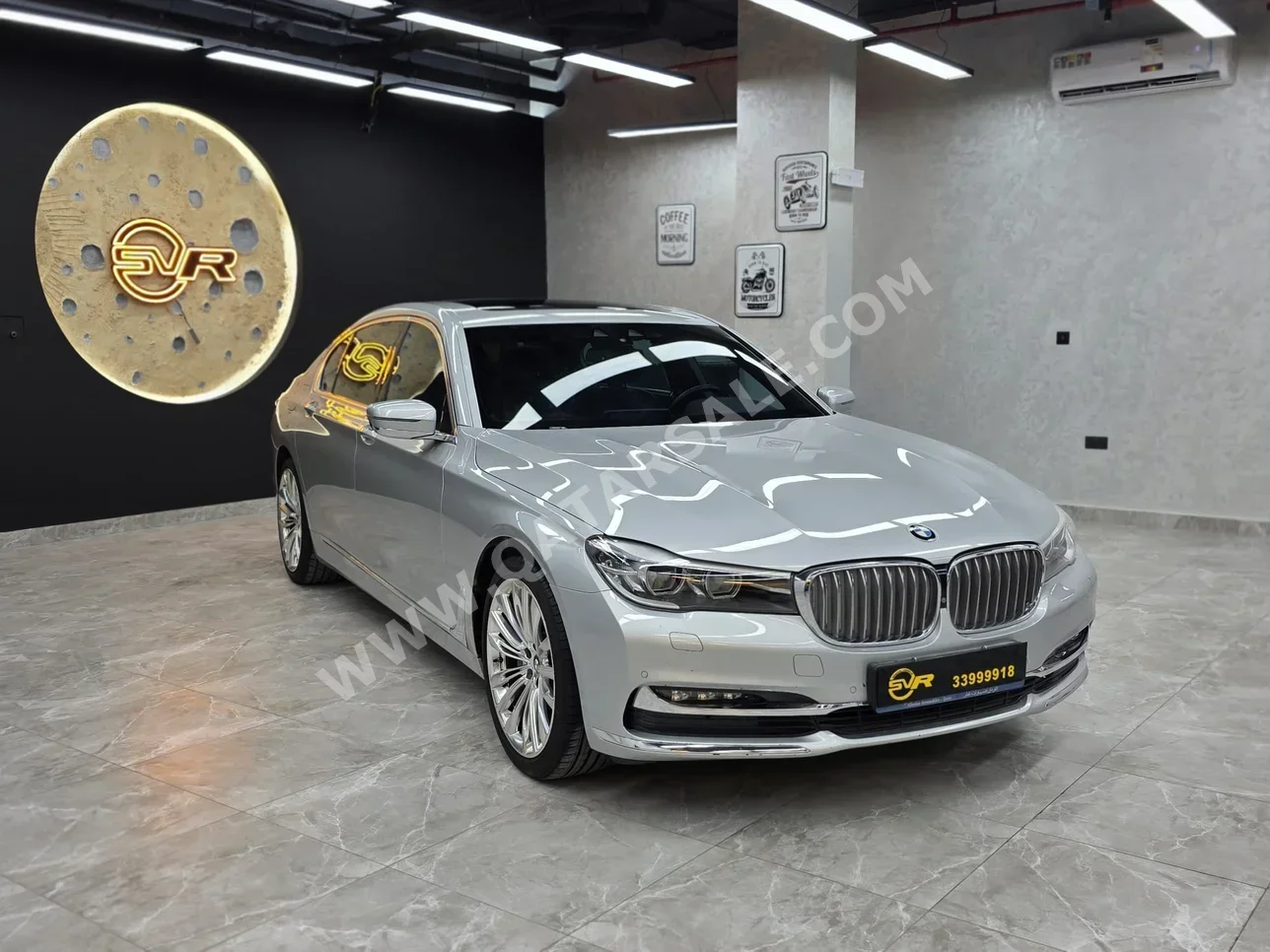 BMW  7-Series  730 Li  2018  Automatic  199,000 Km  4 Cylinder  Rear Wheel Drive (RWD)  Sedan  Silver