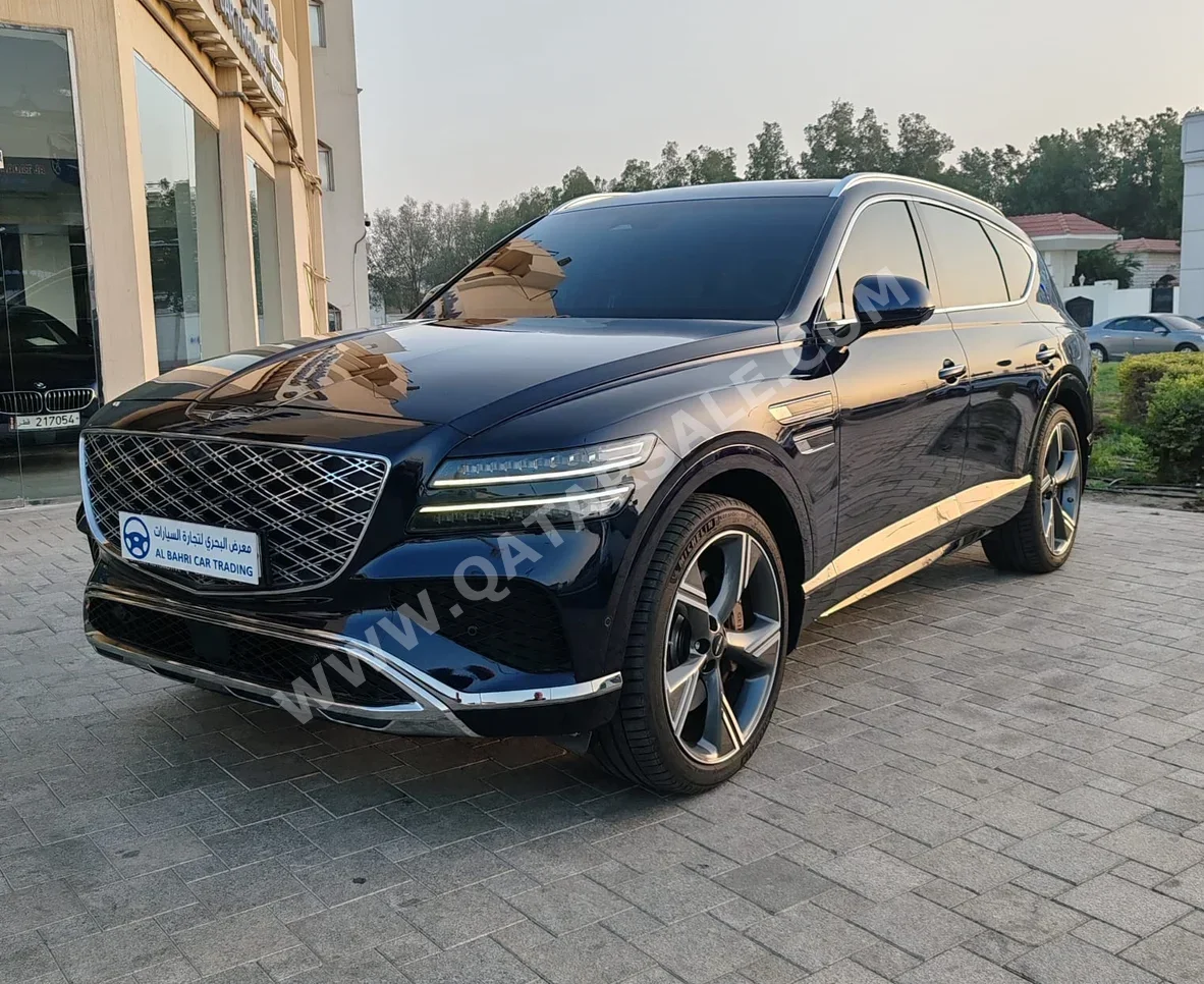 Genesis GV 80 2025 Automatic 17,000 Km 6 Cylinder Four Wheel Drive (4WD) SUV Dark Blue With Warranty