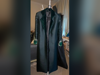 ملابس رجالي صقيل \  المعاطف  أخضر \ المقاس: لارج