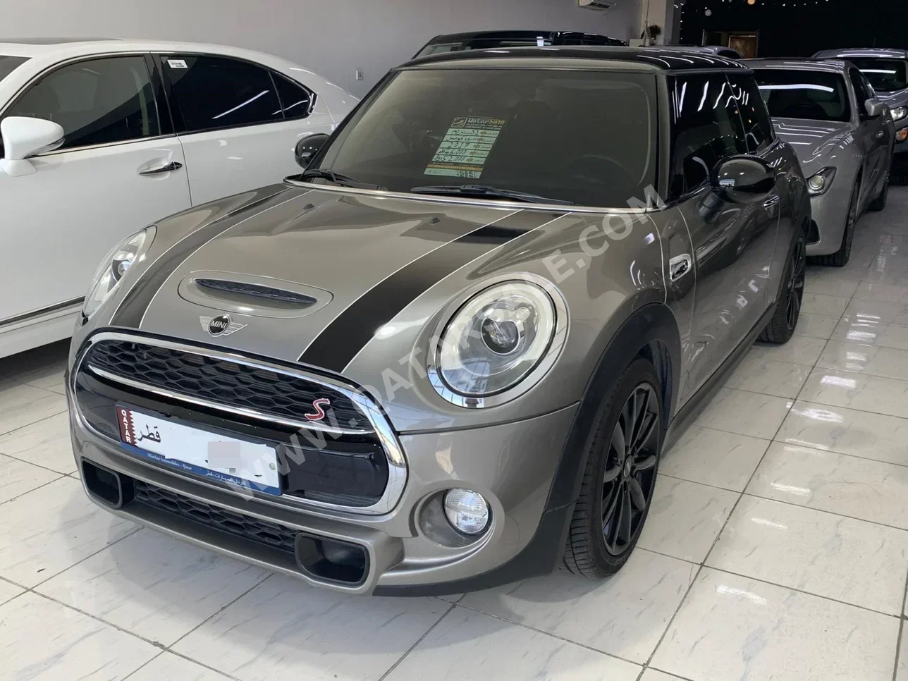 ميني كوبر اس 2017 اوتوماتيك 46,000 كم 4 سلندر سحب امامي هاتشباك رمادي