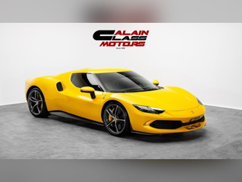 فيراري  296  جي تي بي  2022  اوتوماتيك  13,797 كم  6 سلندر  دفع خلفي  كوبيه \ سبورت  أصفر