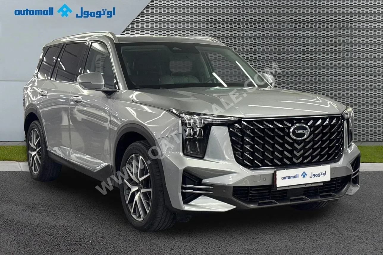 GAC  GS 8  2025  Automatic  3,873 Km  4 Cylinder  Four Wheel Drive (4WD)  SUV  Silver  With Warranty