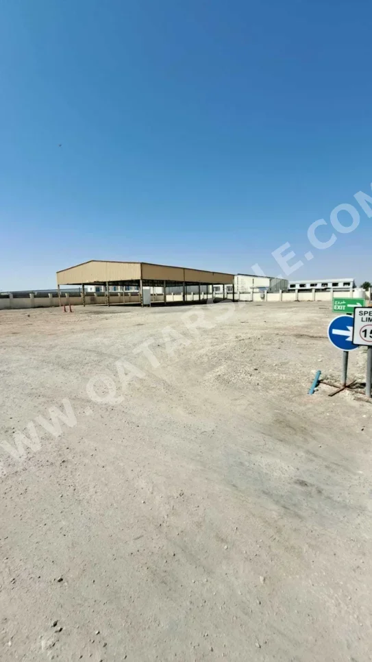 اراضي للايجار  في الوكرة  - بركة العوامر  -المساحة 4,000 متر مربع