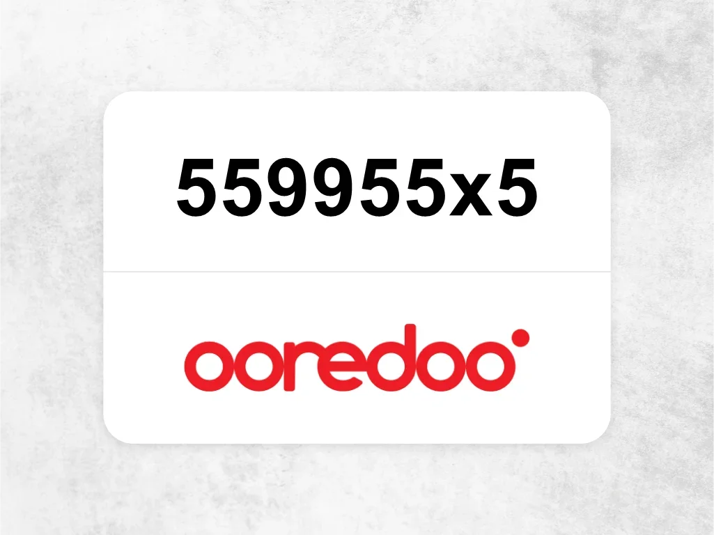 Ooredoo Mobile Phone 559955x5