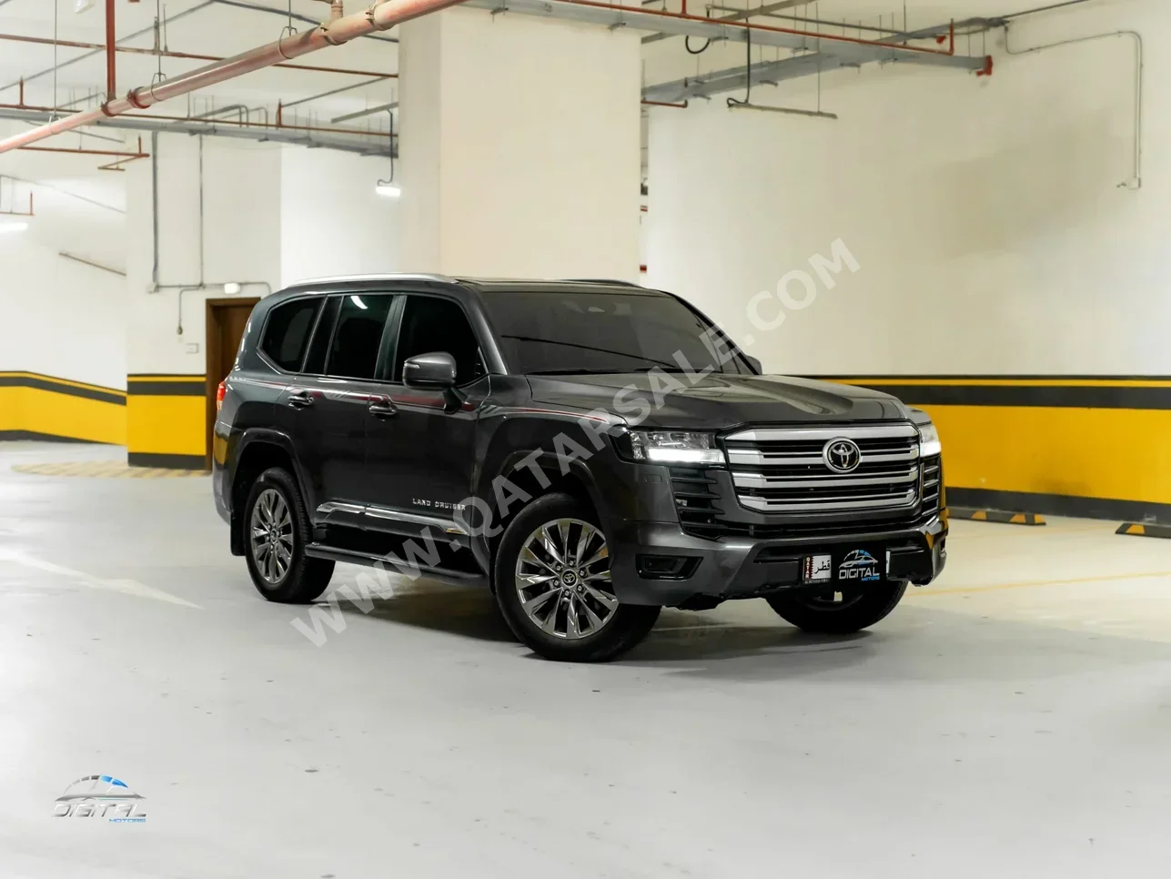 تويوتا  لاند كروزر  جي اكس ار توين توربو  2025  اوتوماتيك  41,000 كم  6 سلندر  دفع رباعي  اس يو في  أسود  تحت الضمان