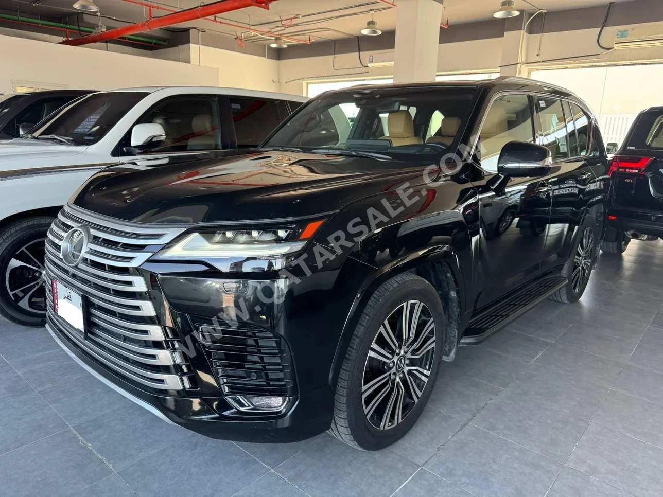 Lexus  LX  600 Luxury  2024  Automatic  70,000 Km  6 Cylinder  Four Wheel Drive (4WD)  SUV  Black  With Warranty