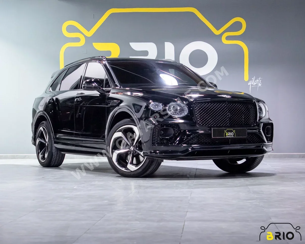 Bentley Bentayga S 2022 Automatic 37,000 Km 8 Cylinder Four Wheel Drive (4WD) SUV Black With Warranty