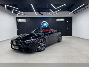 Mercedes-Benz  SL  55 AMG  2022  Tiptronic  9,000 Km  8 Cylinder  All Wheel Drive (AWD)  Convertible  Black  With Warranty