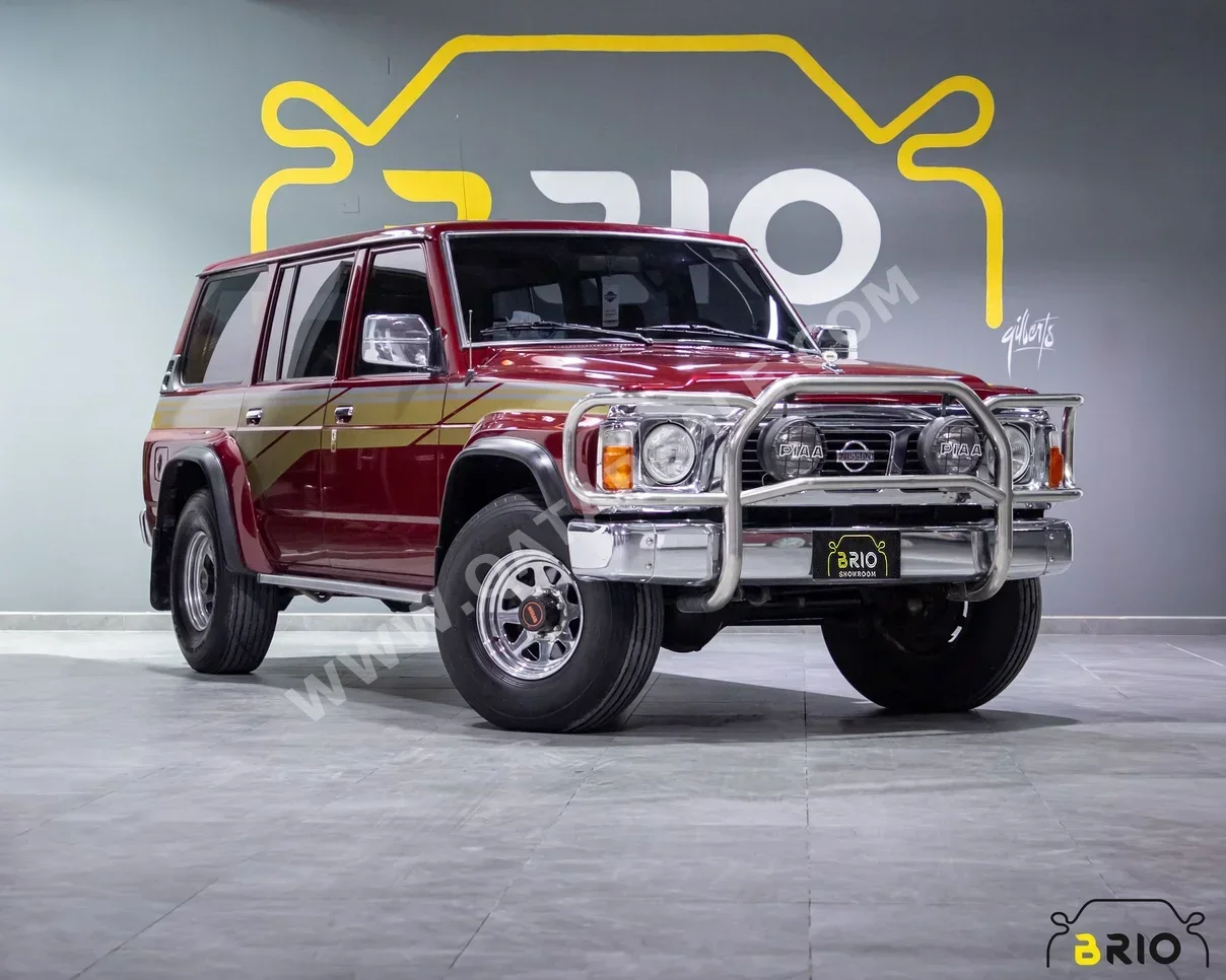 Nissan  Patrol  SGL  1992  Manual  181,000 Km  6 Cylinder  Four Wheel Drive (4WD)  SUV  Maroon