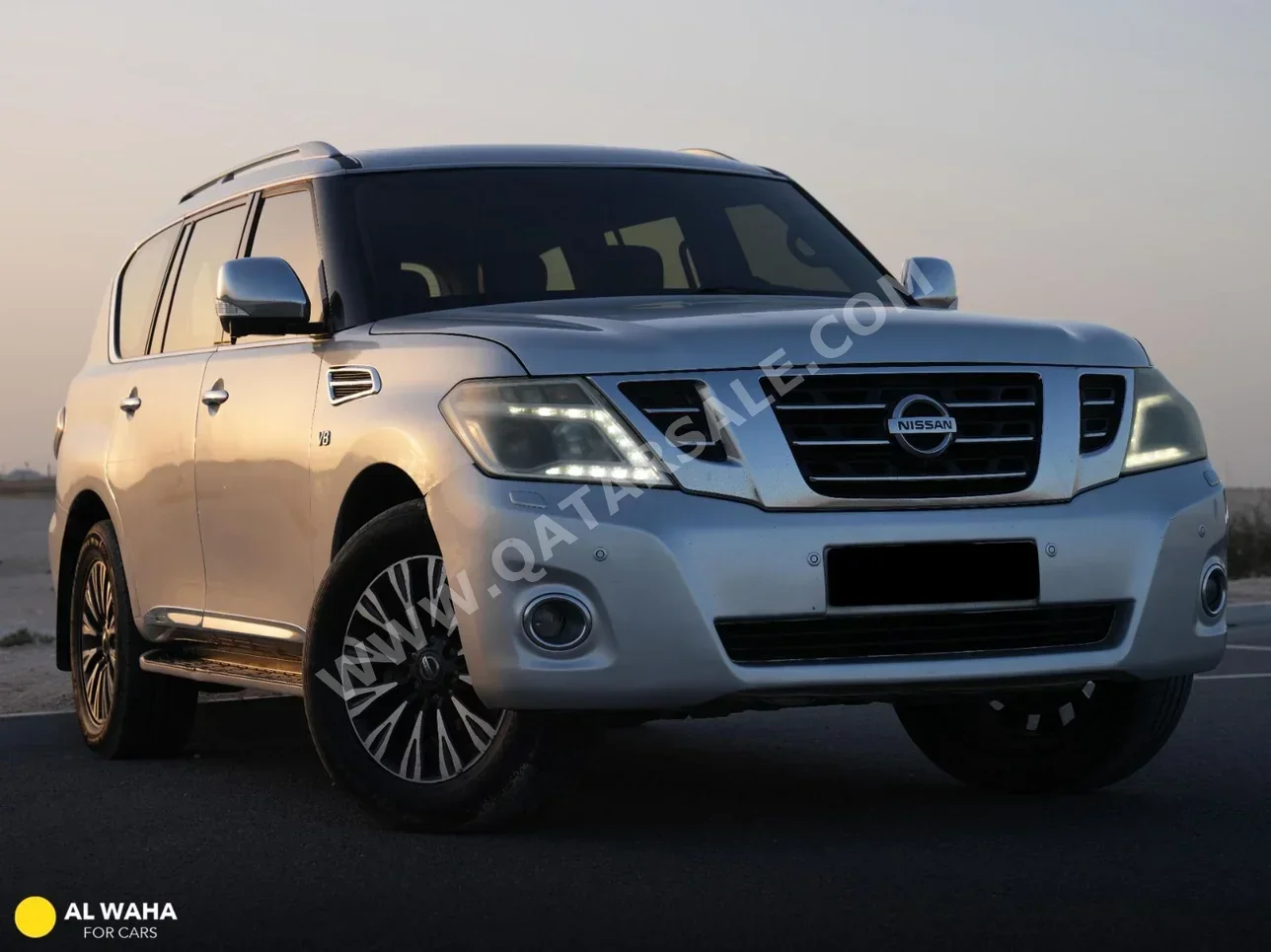 Nissan Patrol Platinum 2015 Automatic 185,000 Km 8 Cylinder Four Wheel Drive (4WD) SUV Silver