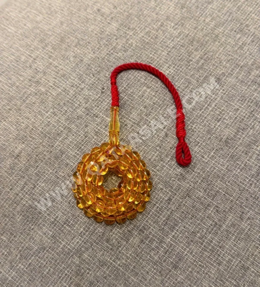 Prayer Beads Amber  Dark Red  Germany  Oval/Circle