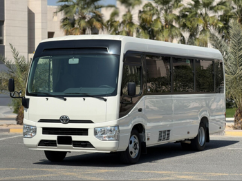 Toyota  Coaster  2025  Manual  0 Km  4 Cylinder  Rear Wheel Drive (RWD)  Van / Bus  White  With Warranty