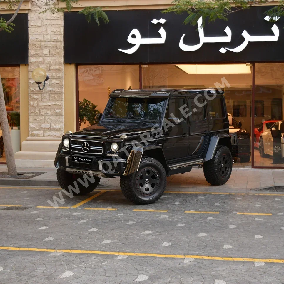 مرسيدس - بنز جي - كلاس 500 4x4 2016 اوتوماتيك 177,000 كم 8 سلندر دفع رباعي اس يو في أسود