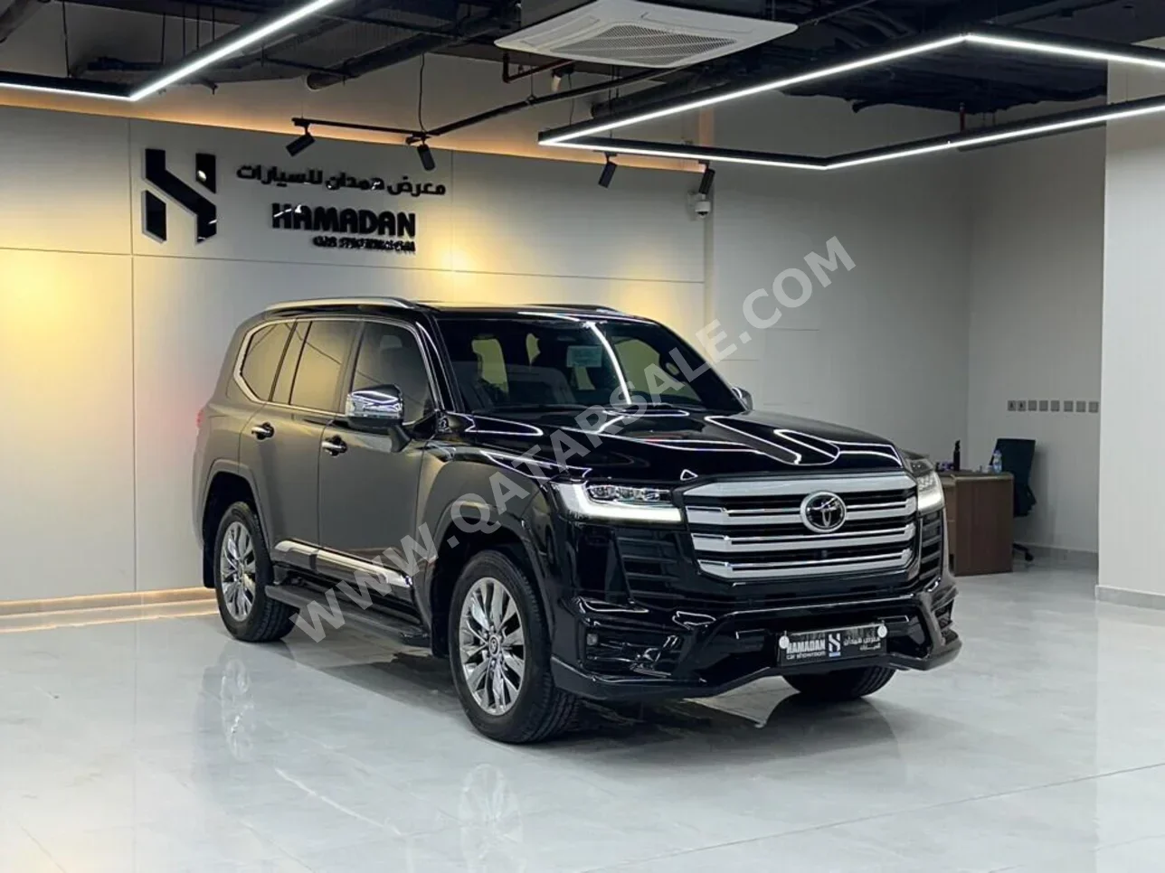 تويوتا لاند كروزر في اكس ار توين توربو 2025 اوتوماتيك 19,000 كم 6 سلندر دفع رباعي اس يو في أسود تحت الضمان