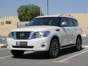 Nissan  Patrol  Platinum  2017  Automatic  140,000 Km  6 Cylinder  Four Wheel Drive (4WD)  SUV  White
