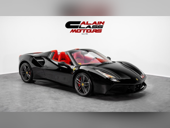Ferrari  488  Spider  2016  Automatic  22,696 Km  8 Cylinder  Rear Wheel Drive (RWD)  Coupe / Sport  Black